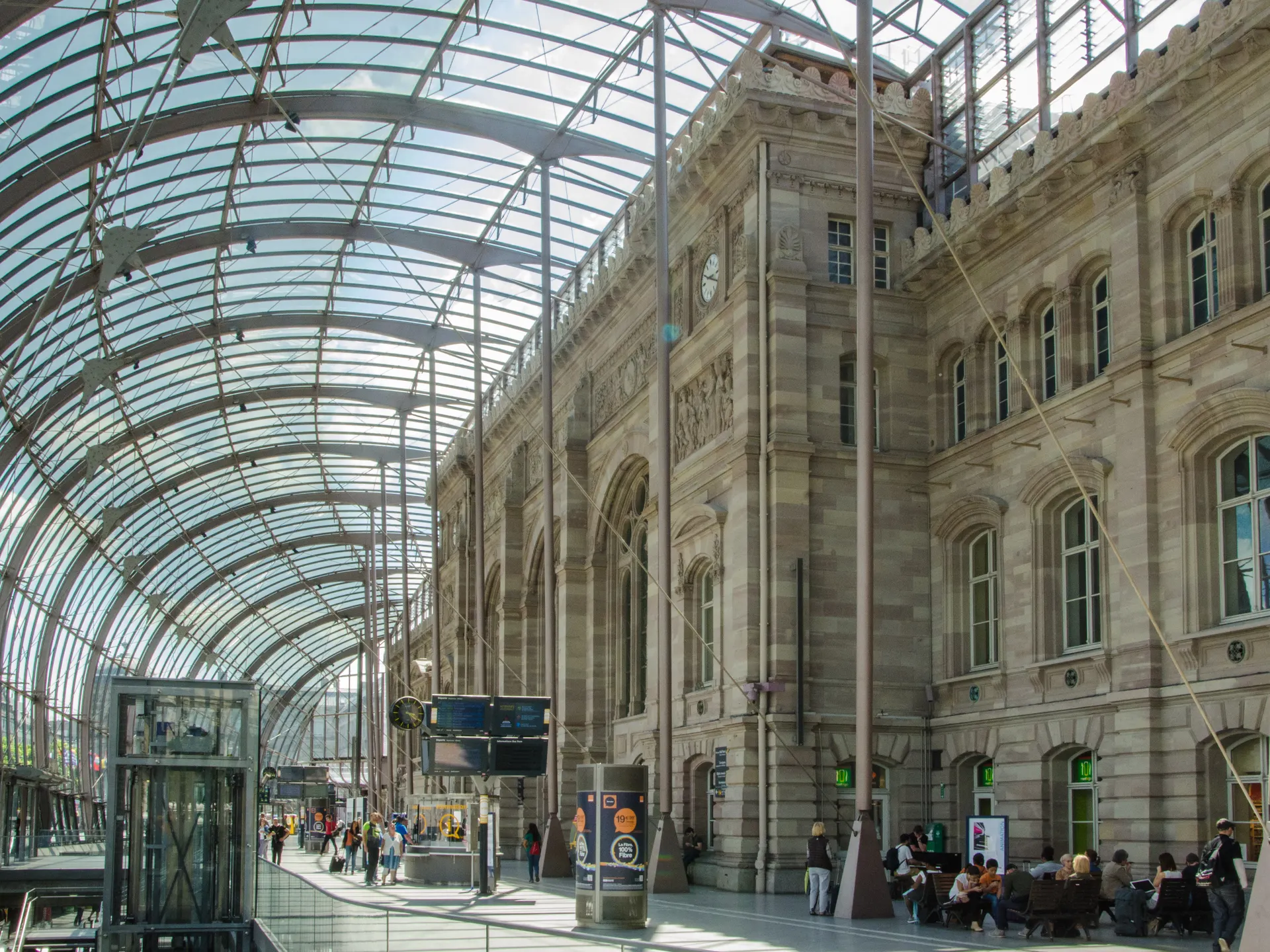 La verrière de la gare de Strasbourg